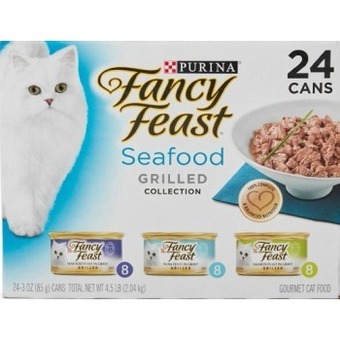 BIG W Fancy feast seafood grilled collection wet cat food 24 x 85g offer