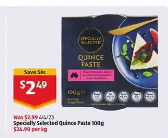 Specially selected quince paste