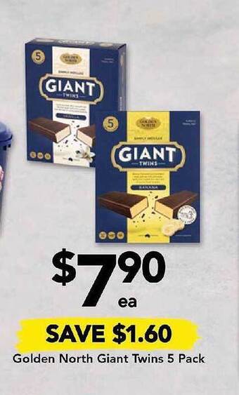 Drakes Golden north giant twins 5 pack offer