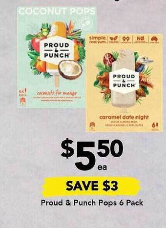 Drakes Proud & punch pops 6 pack offer