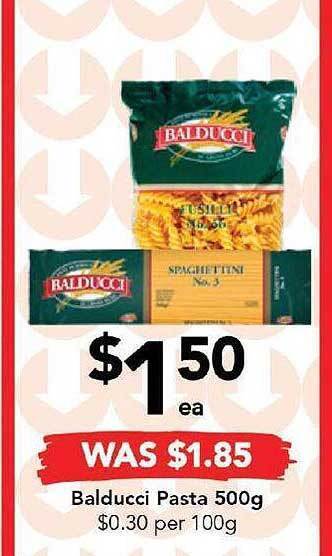 Drakes Balducci pasta offer