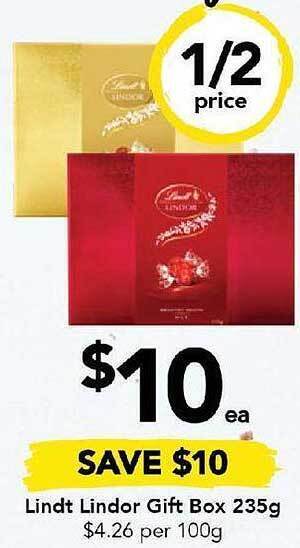Drakes Lindt lindor gift box offer