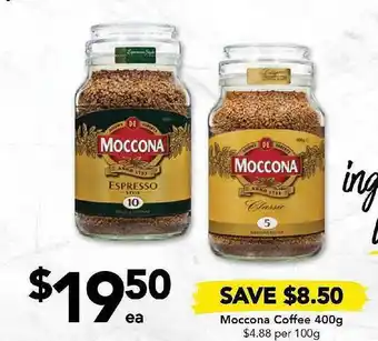 Drakes Moccona coffee offer