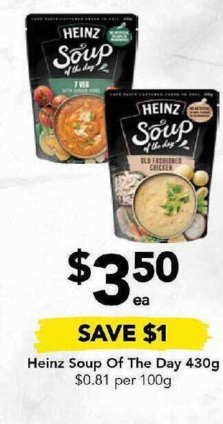 Drakes Heinz soup of the day offer