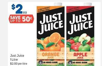 Foodland Just juice offer