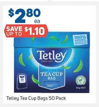Foodland Tetley tea cup bags offer