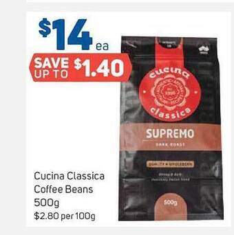 Foodland Cucina classica coffee beans offer