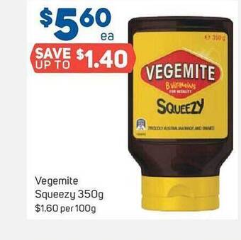 Foodland Vegemite squeezy offer