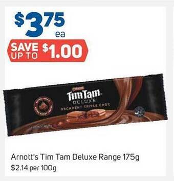 Foodland Arnott's tim tam deluxe range offer