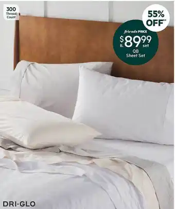 Harris Scarfe Qb sheet set dri-glo offer