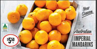 IGA Australian imperial mandarins offer