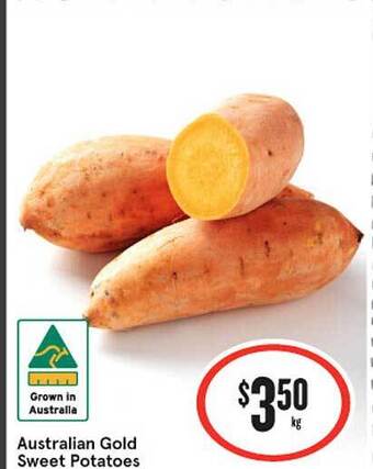 IGA Australian gold sweet potatoes offer