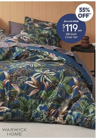 Harris Scarfe Qb quilt cover set warwick home offer