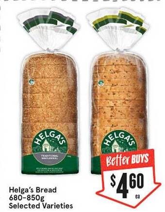 IGA Helga's bread offer