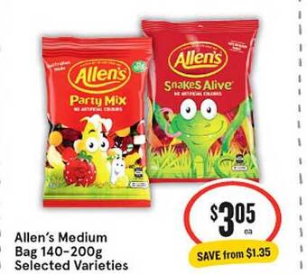 IGA Allen's medium bag offer