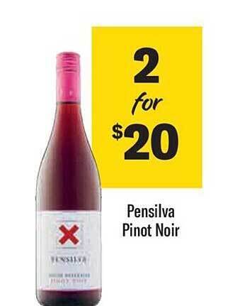Liquorland Pensilva pinot noir offer