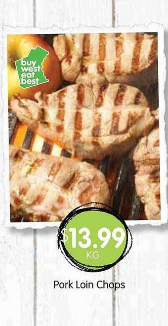 Spudshed Pork loin chops offer