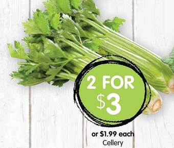 Spudshed Celery offer