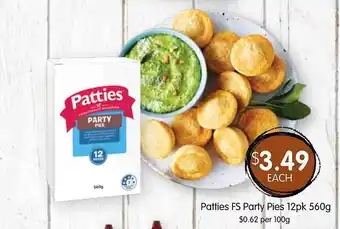 Spudshed Patties fs party pies offer