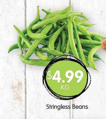 Spudshed Stringless beans offer