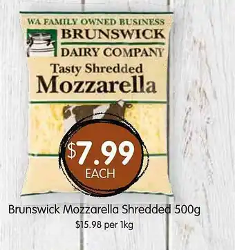 Spudshed Brunswick mozzarella shredded offer