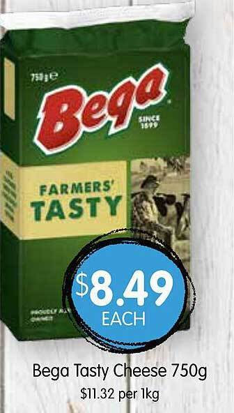 Spudshed Bega tasty cheese offer