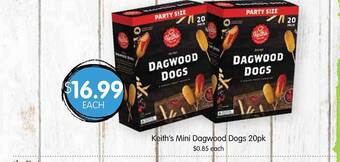 Spudshed Keith's mini dagwood dogs offer