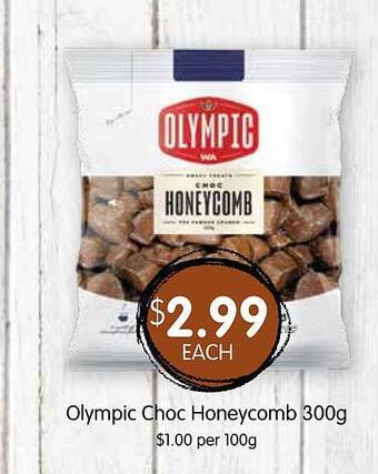 Spudshed Olympic choc honeycomb offer
