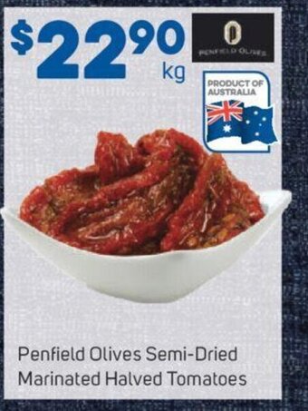 Foodland Penfield Olives Semi-Dried Marinated Halved Tomatoes offer