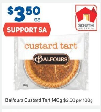 Foodland Balfours Custard Tart 140g offer