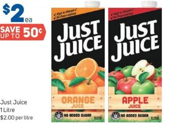 Foodland Just Juice 1 Litre offer