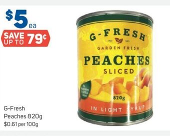 Foodland G-Fresh Peaches 820g offer