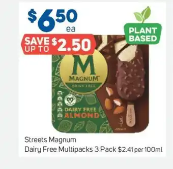 Foodland Streets Magnum Dairy Free Mutlipacks 3 Pack offer
