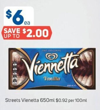 Foodland Streets Vienetta 650ml offer