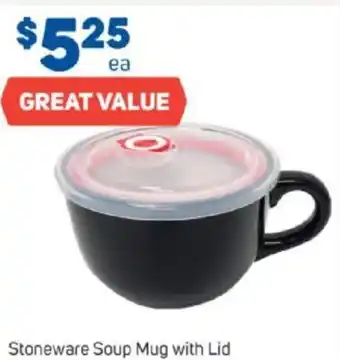 Foodland Stoneware Soup Mug with Lid offer