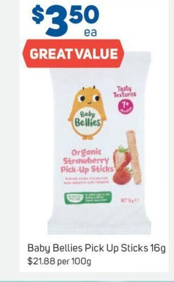 Foodland Baby Bellies Pick Up Sticks 16g offer