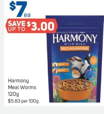 Harmony Meal Worms 120g