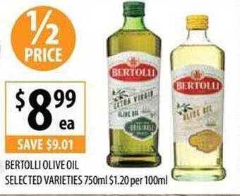 Supabarn Bertolli olive oil offer