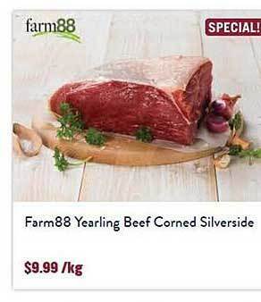Farm88 yearling beef corned silverside