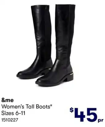 &me Women's Tall Boots Sizes 6-11