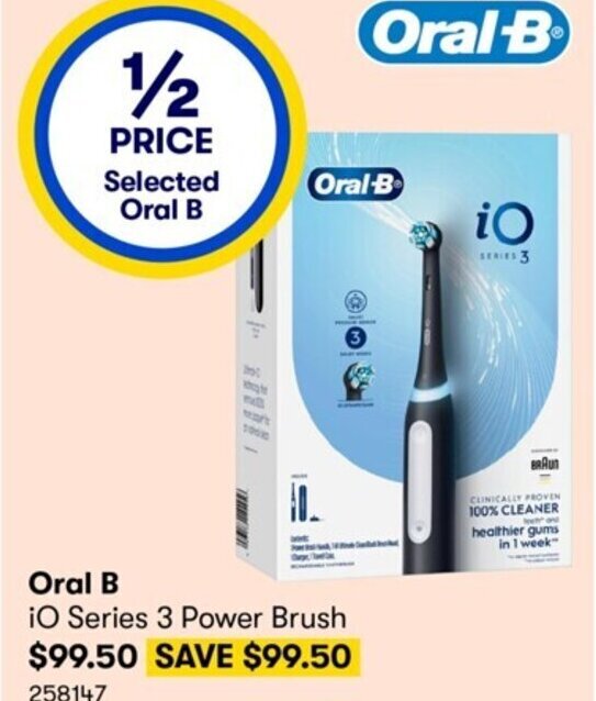 Oral B iO Series 3 Power Brush offer at Costco