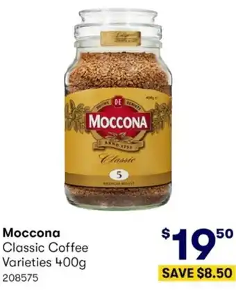 Costco Moccona Classic Coffee 400g offer