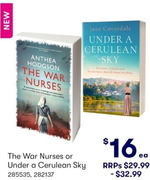 The War Nurses or Under a Cerulean Sky offer at Costco
