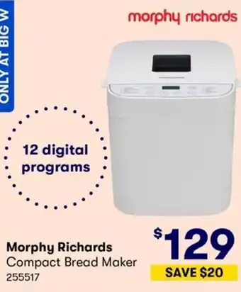 Costco Morphy Richards Compact Bread Maker offer