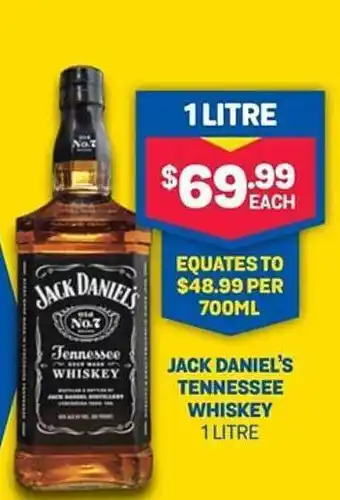 Bottlemart Jack daniel's tennessee whiskey offer