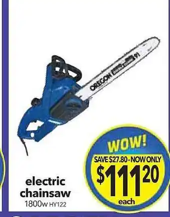 Electric chainsaw