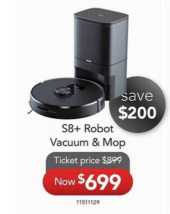 Country Road S8+ robot vacuum & mop offer
