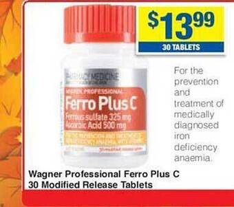 My Chemist Wagner professional ferro plus c offer