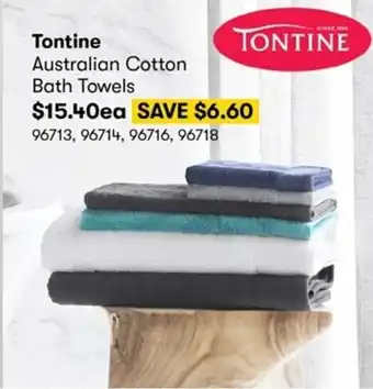 Tontine Australian Cotton Bath Towels