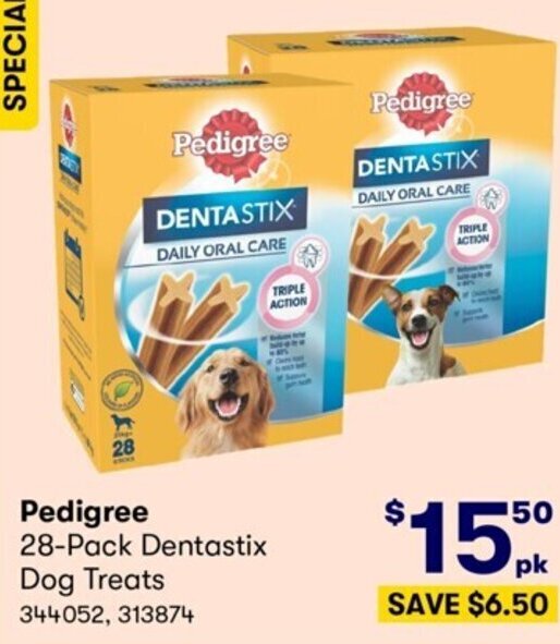 Pedigree dentastix clearance costco